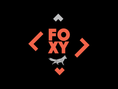 FOXY Studio Logotype brand branding fox logo logotype photographer photography vector