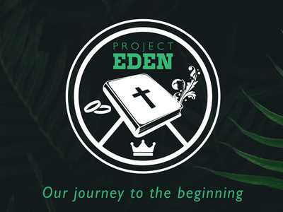 Project Eden Logotype bible branding church church series crown design eden god graphic design illustration logo logotype vector