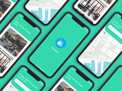 Access - An app to assist wheelchair users accessibility app app design branding concept design disability disabled interaction design mobile product design ui ui design ux ux design visual design wheelchair