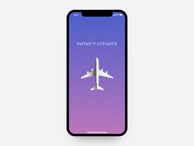 Infinity Airways - Airline Concept airline app concept interaction design mobile motion design principle product design sketch travel ui ux