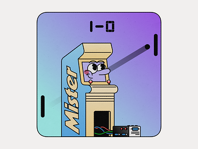 MiSTer FPGA Arcade illustration vector