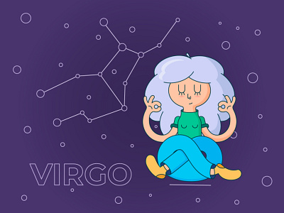 Zodiac Sign. Virgo