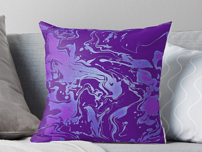 Ultra Violet - throw pillow