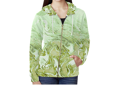 Pear - women's full zip hoodie