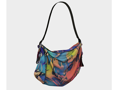 Graffiti - origami tote abstract design digital art fashion fluid design gradient design graffiti art handbag illustration origami pattern design print print design purse rainbow scarf swirls visual art visual design womens fashion womenswear