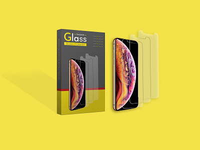 Glass Screen Protector Package Design