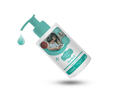 Hand Sanitizer label design