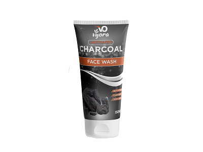 Charcoal Design 3d charcoal mockup object packaging