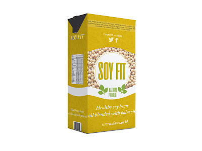 Soy Fit 3d branding illustration mockup packaging packagingdesign