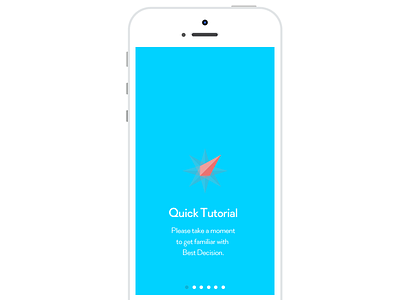 Best Decision App - tutorial app choice colors decision design flat icon ios7 iphone mobile