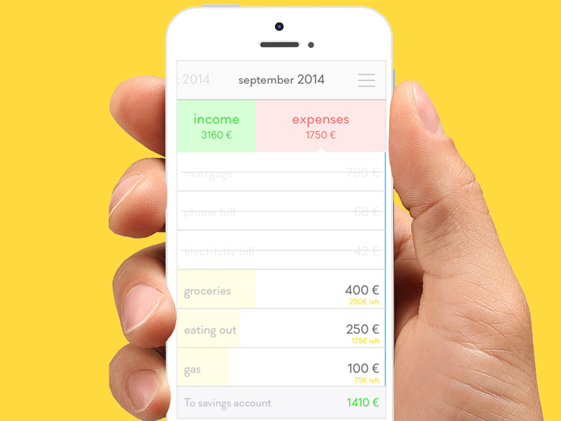 [NEW] monthly 2 - the expense tracking feature NAILED app budget expenses finance income ios iphone money planner simple simplicity tracker