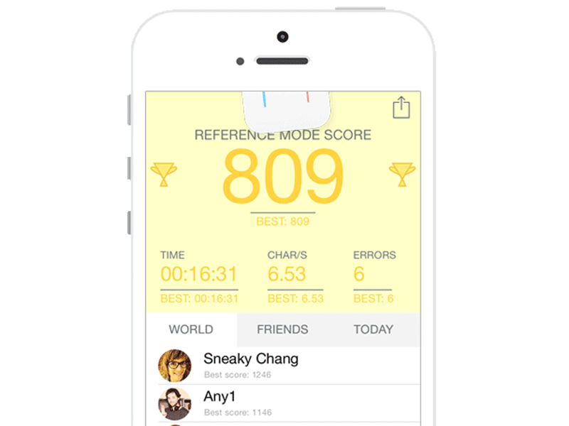 Keywars - achievement unlocking animation ios8 custom keyboard icon simple war gif animated animation smooth cool