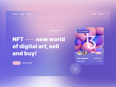 NFT Marketplace Figma Template