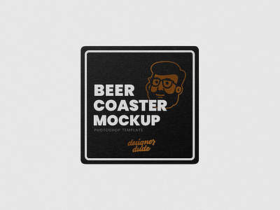 Beer Coaster Mockup PSD Template Free Download by Designer