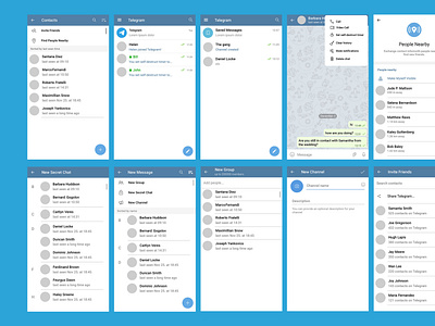 Telegram Mock-Up Template by Designer Dude on Dribbble