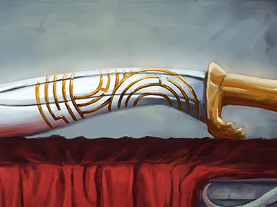 Sword of Theseus art beast digital drawing fantasy greek illustration monster mythology photoshop roman sword