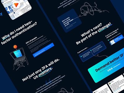 cybersecurity landing page by Flavia Sana on Dribbble