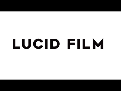 Branding for Lucid Film production studio by Y Agency animation brand branding brandinglondon brandingnewyork design logo logodesign logotokyo logousa minimal typography ui ux