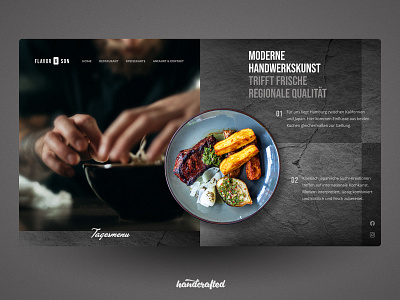 FLAVOR & SON case study freelancer germany hamburg homepage landingpage screendesign ui web design webdesign