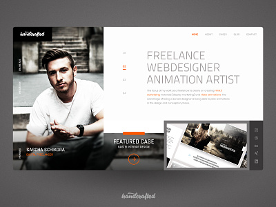 Freelancer Portfolio freelancer germany hamburg homepage landingpage screendesign ui web design webdesign