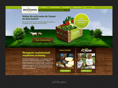 Webdesign Biohof Brockmann