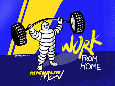 Michelin man #WorkFromHome