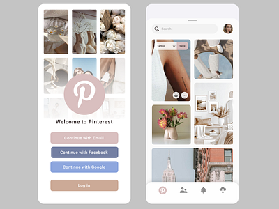 Pinterest App Redesign