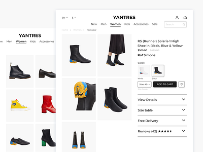 Clothing Web Design