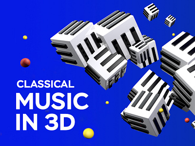 Classical Music In 3d 3d classical identity music vrn dribbble sd