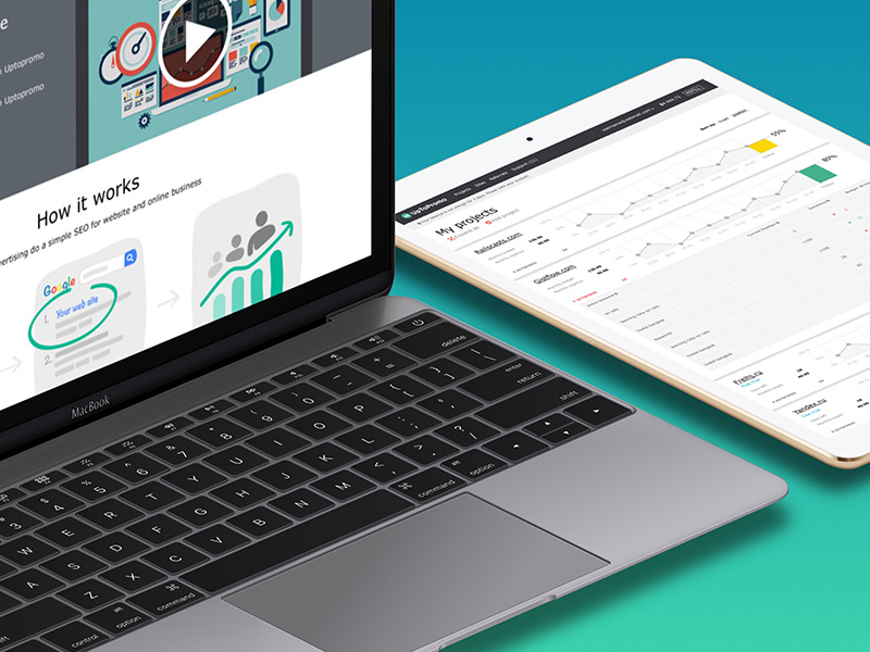 Uptopromo by Sergei Anenko | Dribbble | Dribbble