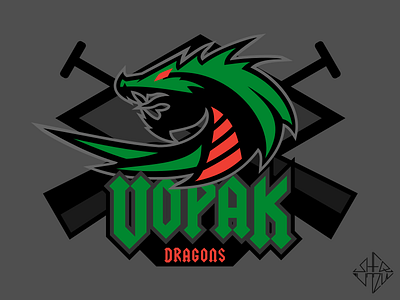 Vopak Dragons dragon dragon boat dragon boat team graphic design illustration logo logo design sports sports logo sports team team logo