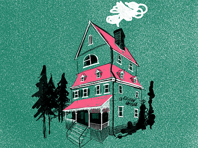 Staying home. art art illustration graphic art illustration graphic house house