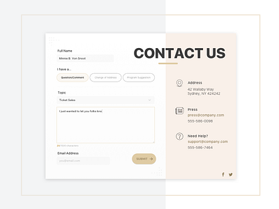 Contact Form concept contact dailyui design form icon icons sketch ui uiux user interface