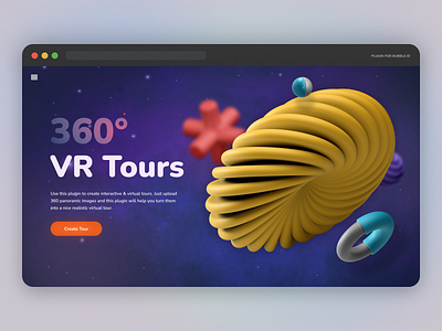 360° VR Presentation 3d branding bubble.io business design graphic design illustration ui ux