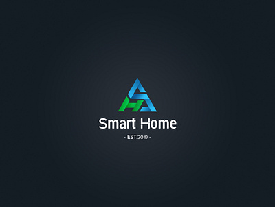 Smart Home logo branding business design icon logo typography ux vector