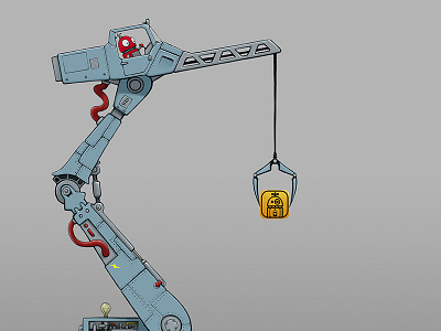 Crane 'N Bots concepts pencils robots
