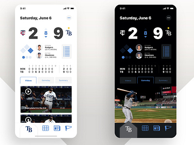 MLB At Bat App Concept