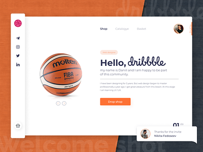 Hello, dribbble!