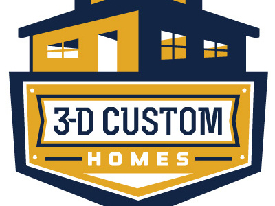 Client Logo in progress badge brand building clean client construction homes illustration in logo progress work