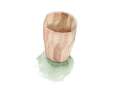 Ceramic Cup card ceramic cup dish hand icon illustration object product watercolor