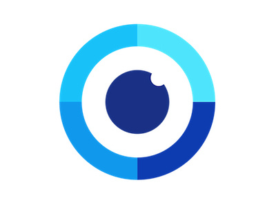 Logo concept #4 color wheel eye logo