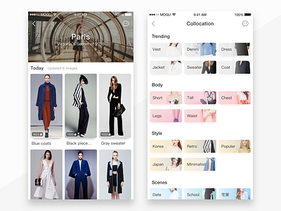 Shopping guide pages clothes collocation paris shop shopping style tag
