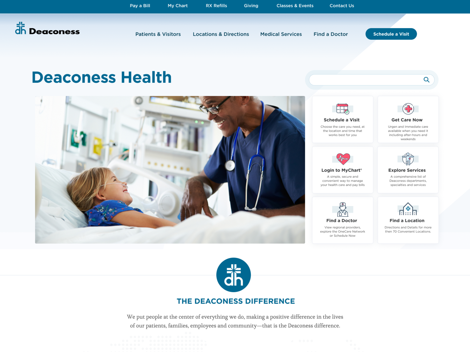 Deaconess Health by Jason Halbig on Dribbble