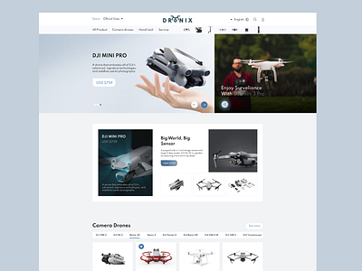 Drone Store Website