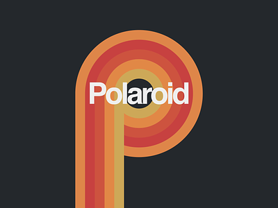 Weekly Warm-up: Retro Polaroid branding and identity design logo polaroid retro retro logo