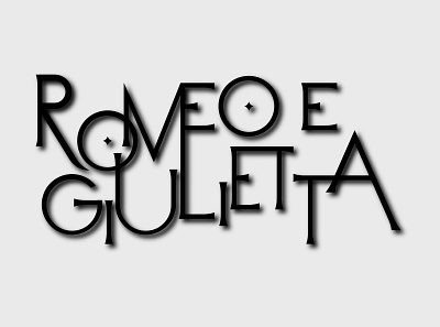 Romeo y Julieta design graphic design illustration illustrator lettering typography