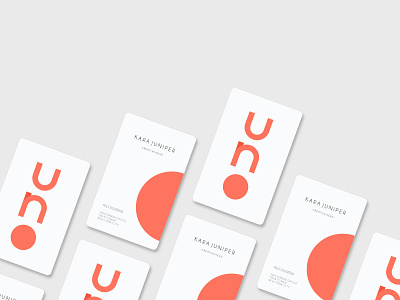 Uno Business Card brand branding design flat illustration logo minimal pattern typography uno ux