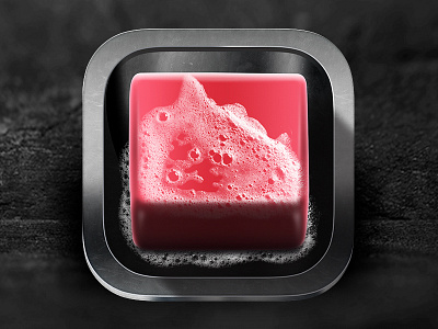 Soap android bubbles dish icon ios metal pink soap suds