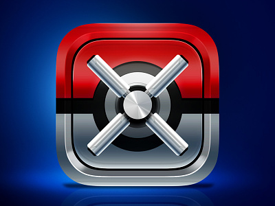 Pokevault android app icon icon ios pokeball pokemon pokevault safe vault