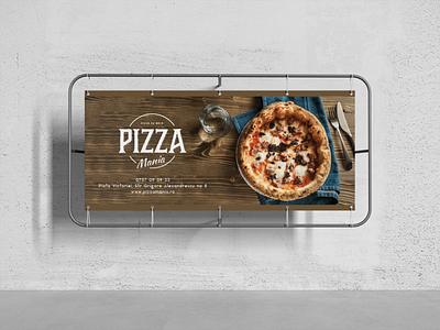 Banner Design | PizzaMania banner banner ad banner design design